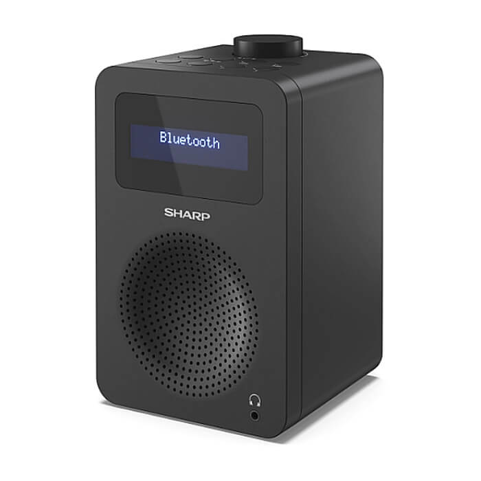 Sharp Radios DR-430(BK), DIGITAL RADIO, Bluetooth 5.0, 5W, 20 DAB+/DAB/FM, Auto time/date, LCD Display, Dual alarm, 3.5mm Headphone jack / line-out, Black ID 87523 (тъмнейл - 4)