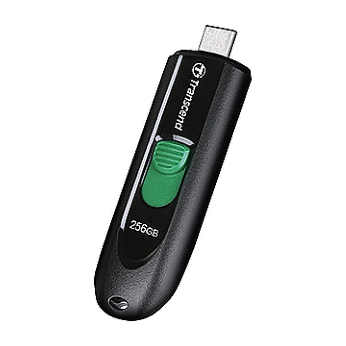 Transcend 256GB, USB3.2, Pen Drive, Type-C, Capless, Black ID 74164 (тъмнейл - 2)