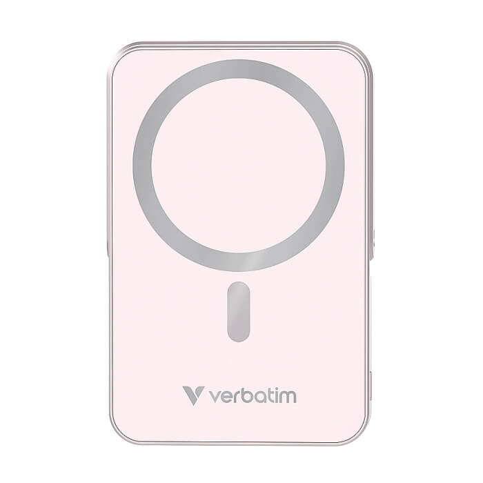 Verbatim Charge 'n' Go Power Bank with Stand Magnetic Wireless 10000mAh Pink ID 85387 на супер цена