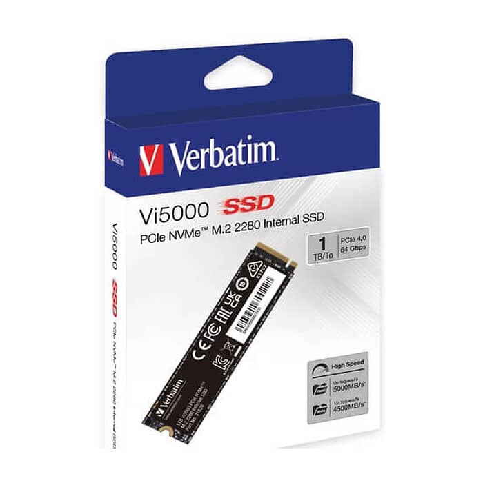 Verbatim Vi5000 Internal PCIe NVMe M.2 SSD 1TB ID 73189 (тъмнейл - 5)