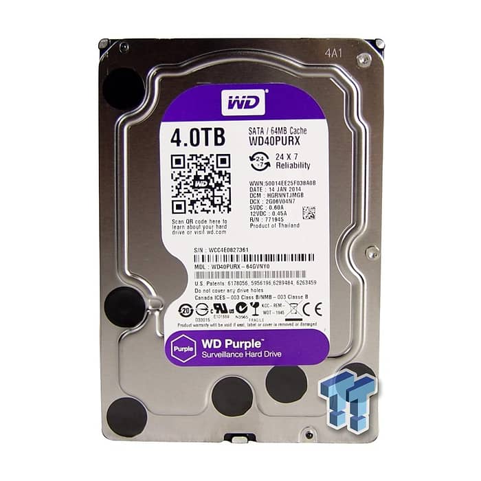 Western Digital Purple 4TB ( 3.5'', 128MB, SATA 6Gb/s ) на супер цена от GT Computers Western Digital Purple 4TB ( 3.5'', 128MB, SATA 6Gb/s ) на супер цена