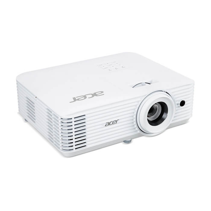 Acer Projector X1827, DLP, UHD 4K (3,840 x 2,160), 4000 ANSI Lumens, 3D, 10000:1, HDMI, RS-232, USB A, SPDIF, Audio in, Audio out, Speaker 10W, 3.1kg, Lamp life up to 12000 hours, White ID 65855 (тъмнейл - 2)