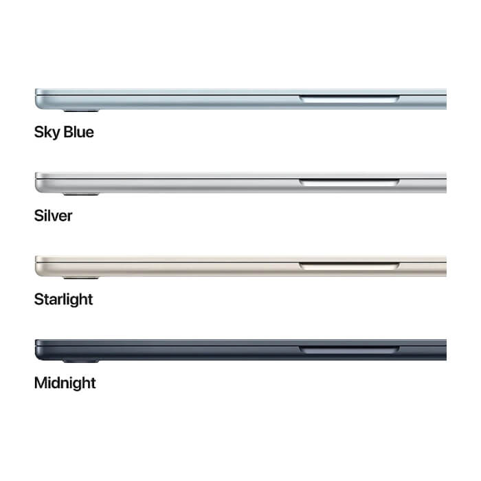 Apple MacBook Air 15.3: Apple M5 chip with 10-core CPU and 10-core GPU, 24GB, 1TB SSD - Silver ID 96914 (тъмнейл - 3)