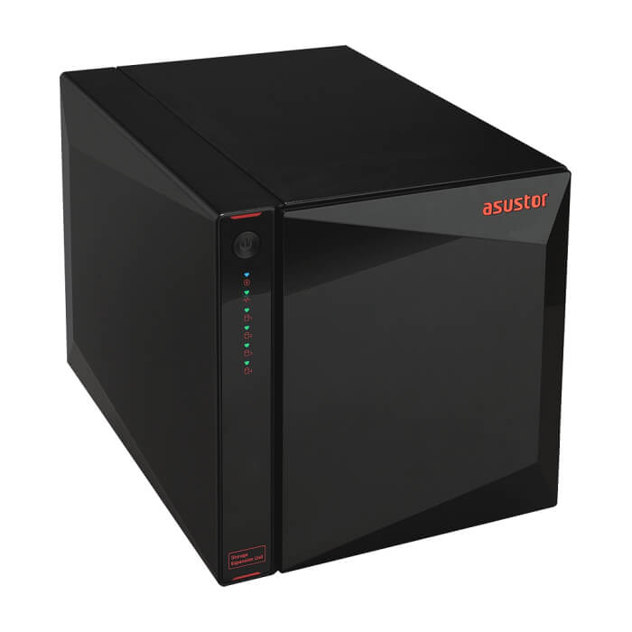 Asustor AS5004U, USB Expansion Unit , Asustor Xpanstor 4 AS5004U 4 Bay NAS Storage Capacity Expander, 4 x SATA3 6Gb/s; 3.5"/2.5" HDD/SSD, 1 x Type C, Black (тъмнейл - 3)