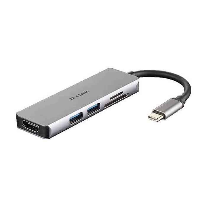 D-Link 5-in-1 USB-C Hub with HDMI and SD/microSD Card Reader на супер цена от GT Computers D-Link 5-in-1 USB-C Hub with HDMI and SD/microSD Card Reader на супер цена