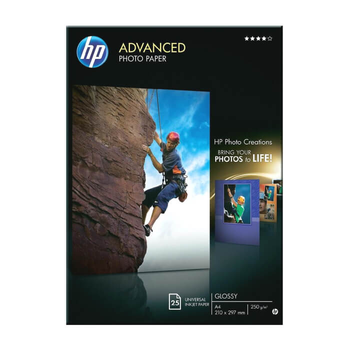 HP Advanced Glossy Photo Paper-25 sht/A4/210 x 297 mm ID 70824 на супер цена