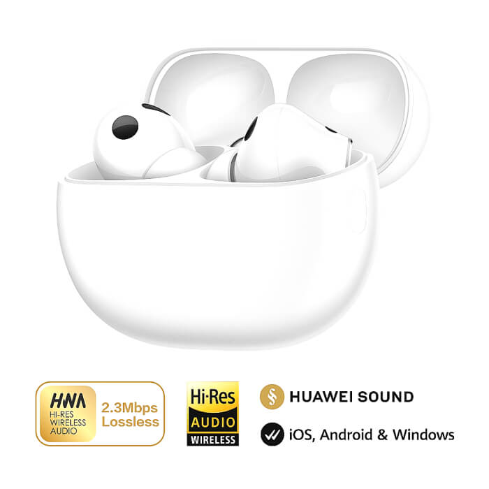 Huawei FreeBuds Pro 5 Sax-T100 White ID 96212 (тъмнейл - 2)