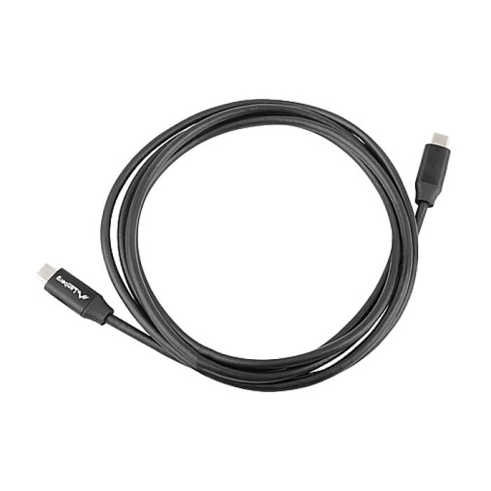Кабел - Lanberg USB-C M/M 2.0 cable 1m Quick Charge 4.0, black ID 72676 (тъмнейл - 3)