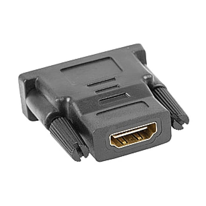Lanberg adapter HDMI (f) -> DVI-D (m ) (24+1) single link (тъмнейл - 3)
