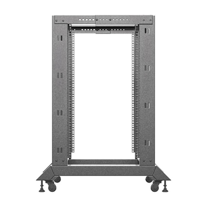 Lanberg open rack 19" 18U 600x800 black ID 87218
