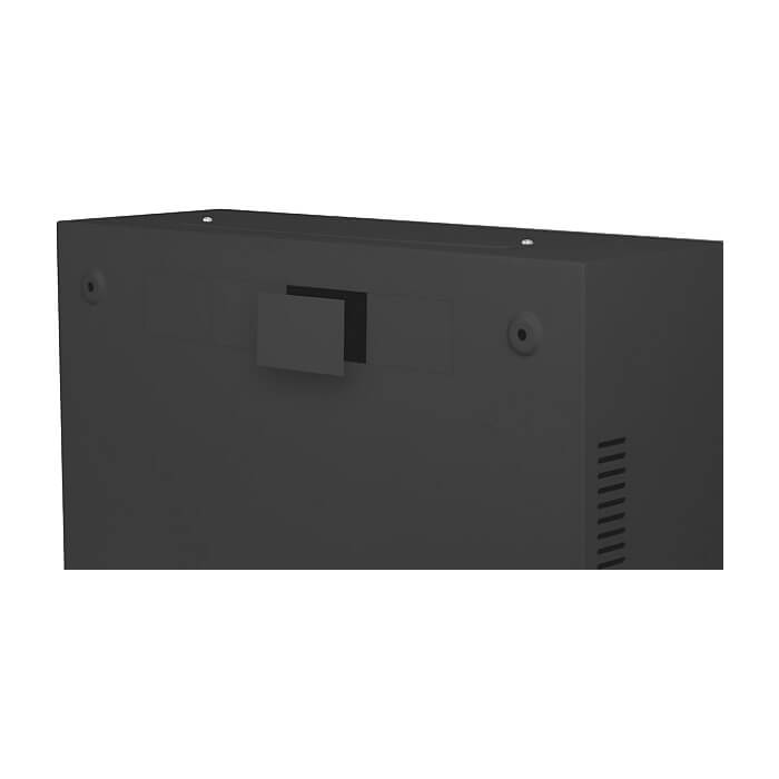 Lanberg rack cabinet 19" wall-mount 4U+3u/540x200 low-profile black (assembled) ID 87610 (тъмнейл - 3)