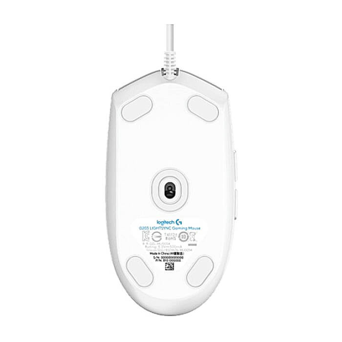 Logitech G102 Mouse, Lightsync RGB, 8000 DPI, 6 Programmable Buttons, White (тъмнейл - 5)