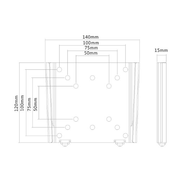 Neomounts by NewStar Flat Screen Wall Mount (fixed, ultrathin) ID 66922 (тъмнейл - 3)