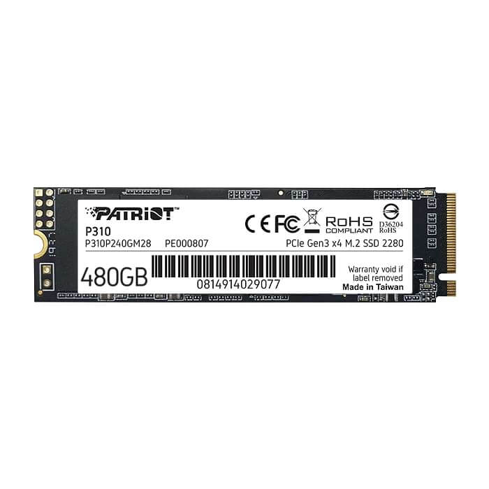 Patriot P310 480GB M.2 2280 PCIE ID 73478 на супер цена