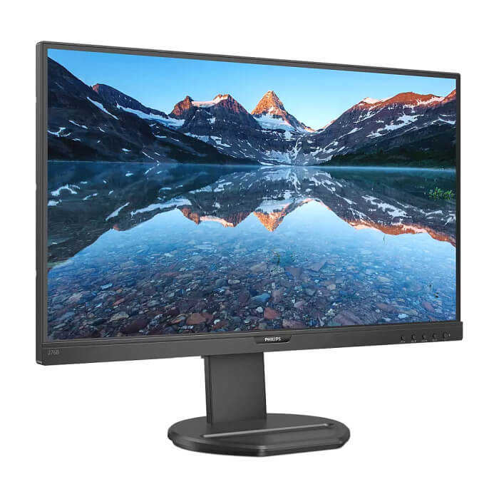 Philips 276B9/00, 27" IPS WLED, 2560x1440@75Hz, 4ms GtG, 350cd/m2, 1000:1, DCR 50M:1, Adaptive Sync, FlickerFree, Low Blue Mode, 2Wx2, Tilt, Height Adjust, Pivot, Swivel, HDMI, DP, USB hub ID 64924 (тъмнейл - 2)