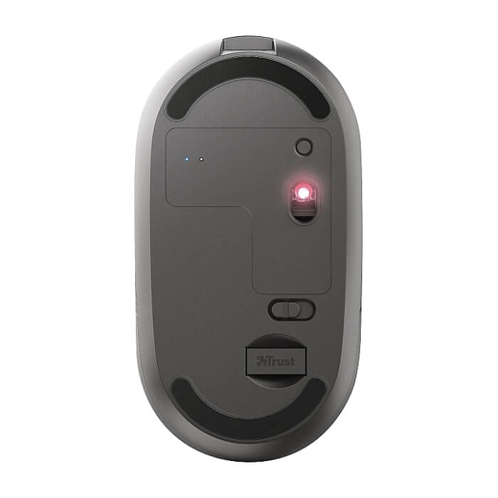 TRUST Puck Wireless & BT Rechargeable Mouse Black (тъмнейл - 4)