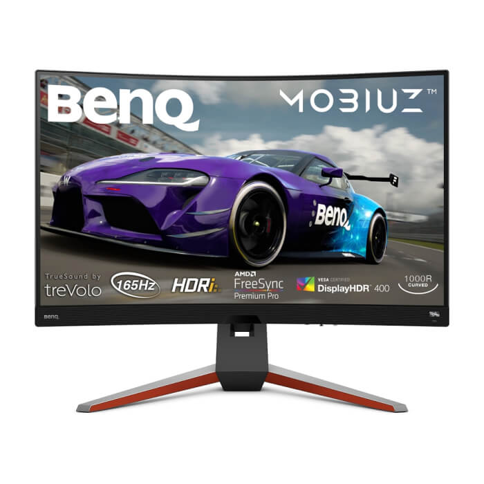 BenQ MOBIUZ 2K EX3210R, 31.5'' VA, 165Hz, 1ms, 2560x1440 QHD, 16:9 Curved Gaming, FreeSync Pro, P3 90%, sRGB, Flicker-free, Light Tuner,HDR 400,HDRi, B.I.+,LBL, Black eQu ID 65276 (тъмнейл - 5)