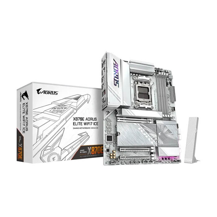 Gigabyte X870E Aorus Elite Ice ID 98794 (тъмнейл - 2)