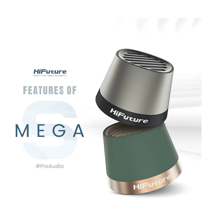 HiFuture Mega S Silver Grey, Bluetooth 5.4, MagSafe, 5W Output, Built-in MIC support Handsfree, Pair to Play (TWS Mode), Up to 10 Hours Playtime, Wireless Charge (7.5W-15W), Phone ID 94783 (тъмнейл - 2)