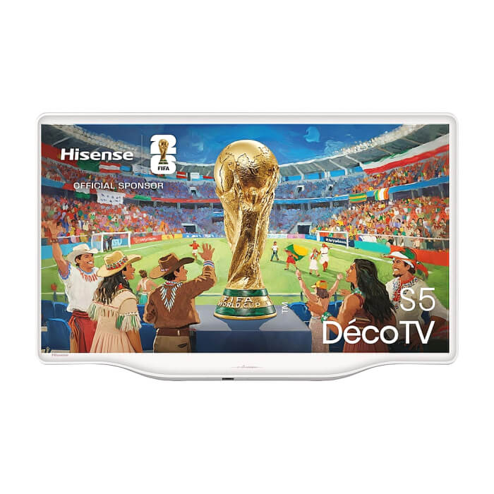 Hisense 32" S5Q, Full HD 1920x1080, QLED, 220 nits, HDR, HLG, DTS HD, Light Sensor, Dolby Audio, Smart TV, WiFi, WiFi Direct, 2xHDMI, 2xUSB, LAN, CI+, DVB-T2/C/S2, White ID 92406