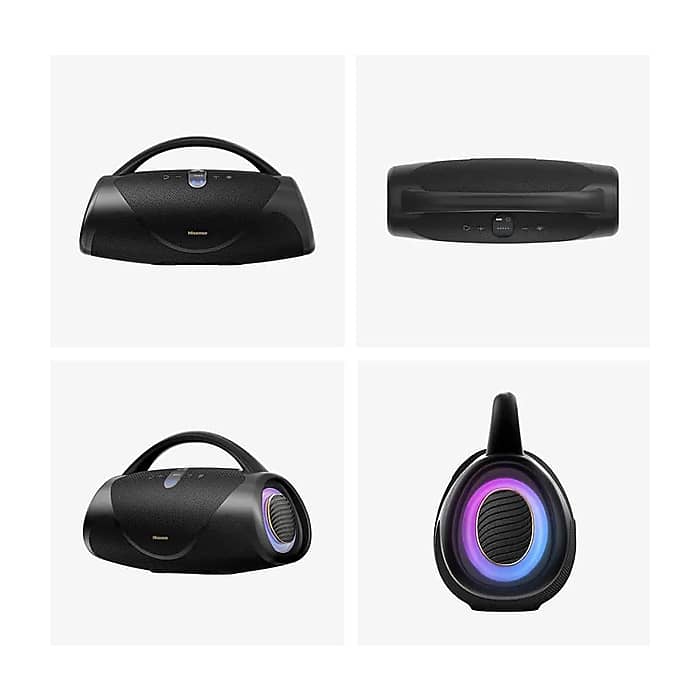 Hisense, VoyageBoom, Party speaker 2.0 Ch., 360W, BT, 24h play,IP67 Water and Dust Proof,Ambient Light,Dual-way Strap,Built-in Powerbank,Dual-level Bass Boost,Black (тъмнейл - 4)