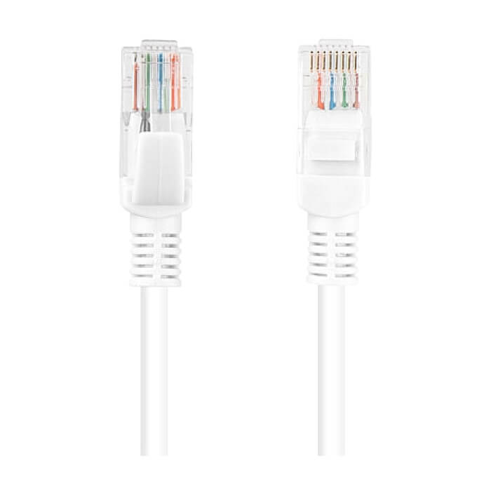 Кабел - Lanberg patch cord CAT.5E 0.25m, white ID 72297 (тъмнейл - 2)