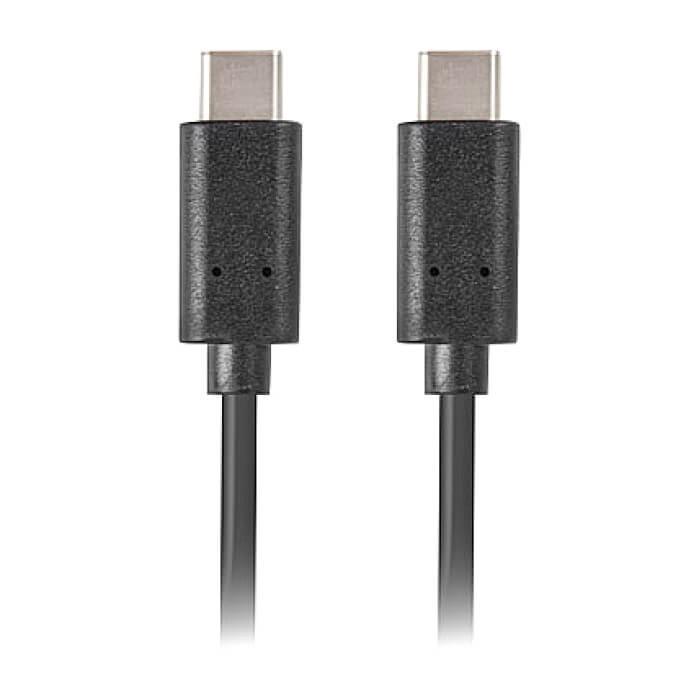 Кабел - Lanberg USB-C M/M 3.1 Gen 1 cable 1m, black ID 72681 на супер цена от GT Computers Кабел - Lanberg USB-C M/M 3.1 Gen 1 cable 1m, black ID 72681 на супер цена