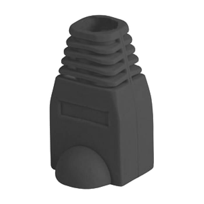 Lanberg Strain Relief, RJ-45 (Boot Cap), Black, 100-pack (тъмнейл - 2)