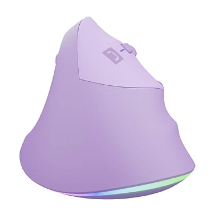 Natec Vertical Mouse Crake 2 Pro 12800DPI Optical Pure Lavander на супер цена