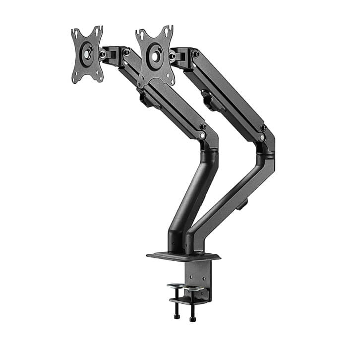 Neomounts by NewStar Flat Screen Desk Mount (stand/grommet) for 2 screens ID 66822 на супер цена