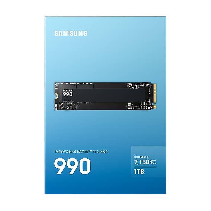 Samsung SSD 990 1TB PCIe 4.0 NVMe M.2 V-NAND Read 7150 MB/s Write 6450 MB/s (тъмнейл - 5)