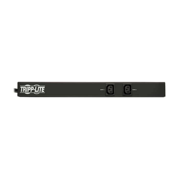 Tripp Lite by Eaton 7.7kW Single-Phase 200-240V Basic PDU, 10 C13 Outlets, IEC 309 32A Blue Input, 3.6 m Cord, 1U Rack-Mount (тъмнейл - 2)