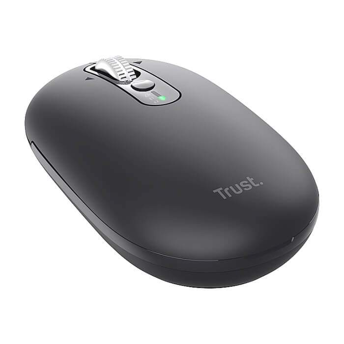 TRUST Seron Slim Multi-Wireless Hyperscroll Mouse Black (тъмнейл - 3)