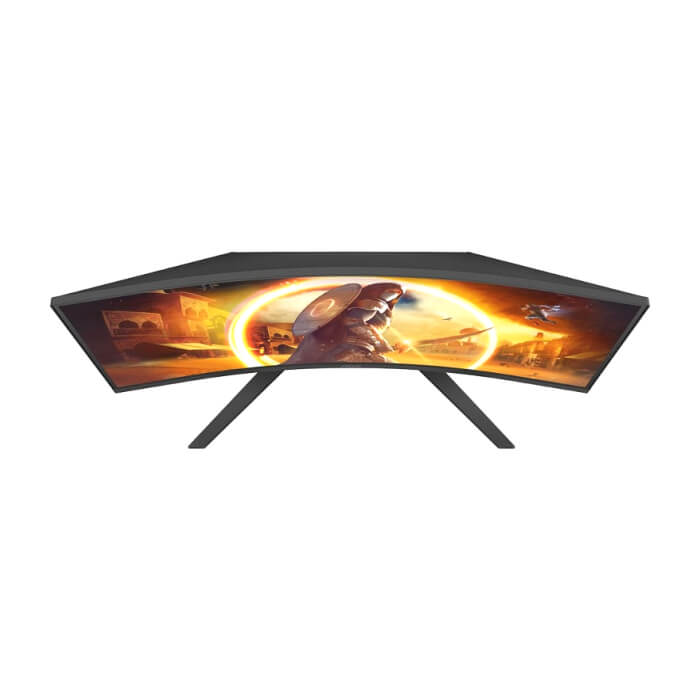 AOC CQ32G4VE, 31.5" Curved 1500R, Fast VA WLED, 2560x1440@180 Hz, 1ms GtG, 0.5ms MPRT, 300 cd/m2, 3500:1, 80M:1 DCR, Adaptive Sync, Flicker Free, Low Blue Light, Tilt, 2xHDMI, DP ID 80825 (тъмнейл - 4)