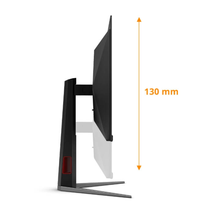 AOC Q27G4ZD, 27" QD-OLED, 2560x1440@280Hz, 0.03ms GtG, 1.5M:1, 1000cd m/2, Adaptive Sync, FlickerFree, Anti Blue Light, Tilt, Height Adjust, Pivot, Swivel, 2xHDMI, DP, USB hub ID 96159 (тъмнейл - 3)