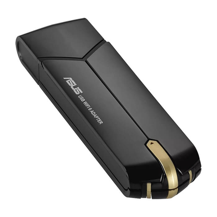 Asus USB Adapter, USB-AX56, AX1800, Dual-Band, USB 3.2 Gen 1, OFDMA, MU-MIMO, 2x External antenna, Black (тъмнейл - 3)