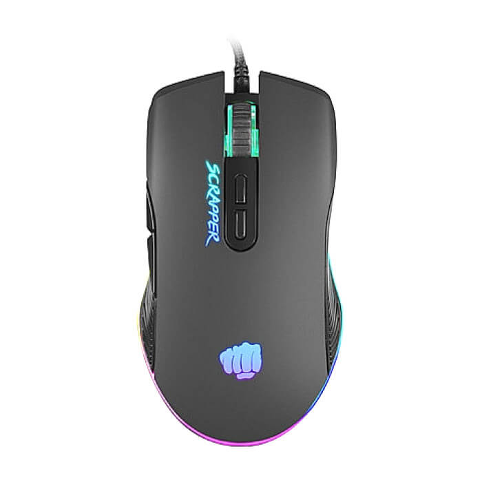 Fury Gaming Mouse Scrapper 6400DPI Optical With Software RGB Backlight на супер цена