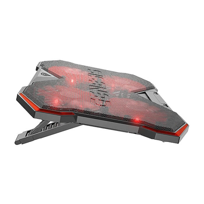 Genesis Laptop Cooling Pad Oxid 260 15.6-17.3 4 Fans, Led Light, 2 Usb ID 63769 (тъмнейл - 5)