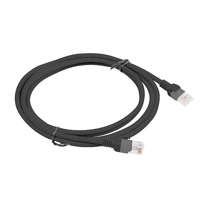 Кабел - Lanberg patch cord CAT.6 2m, black ID 72189 (тъмнейл - 2)