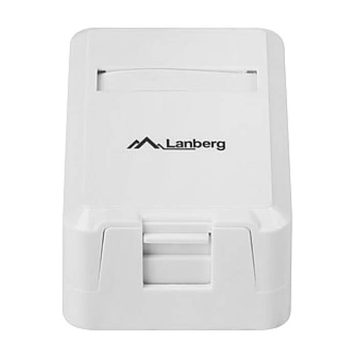 Lanberg empty surface-mount box for keystone 1-port ID 72024 (тъмнейл - 2)