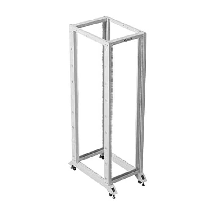 Lanberg open rack 19" 42U 600x1000, grey ID 96771 (тъмнейл - 5)