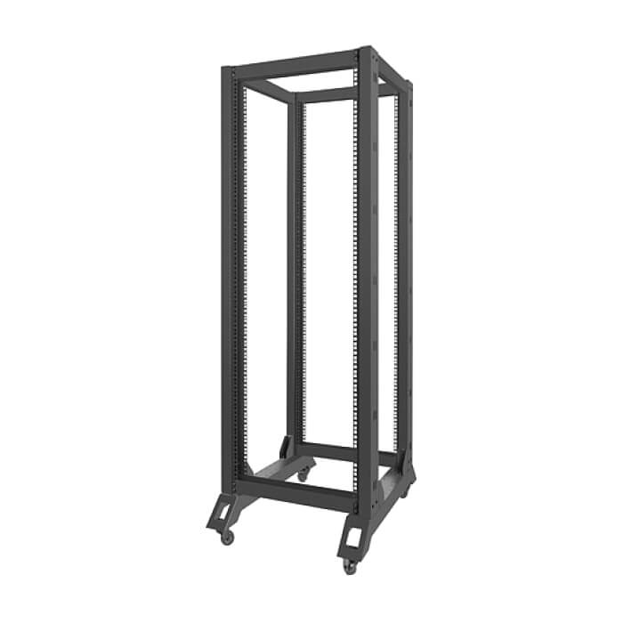 Lanberg open rack 32U 600x800, black ID 71905 (тъмнейл - 5)