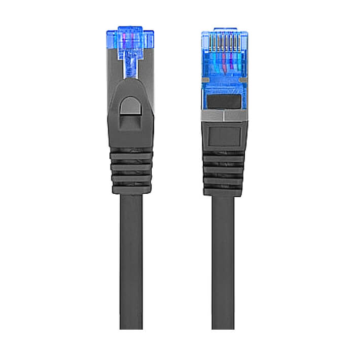 Lanberg patchcord CAT.6a s/ftp lszh cca 1m black fluke passed ID 87226 на супер цена