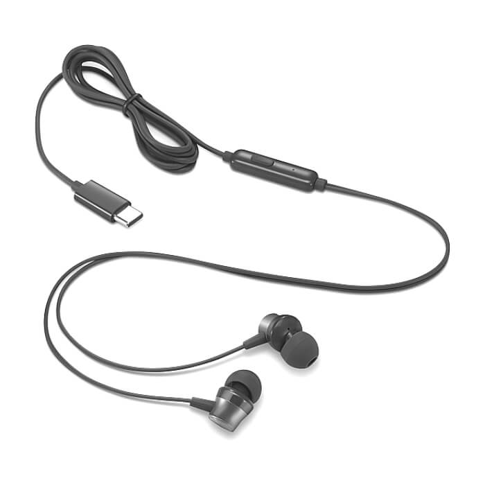 Lenovo USB-C Wired In-Ear Headphones ID 76922 (тъмнейл - 5)