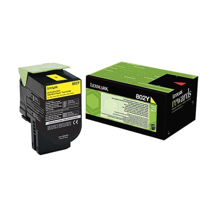 Lexmark 80C20Y0 CX310, 410, 510 Yellow Return Programme 1K Toner Cartridge ID 68463 на супер цена