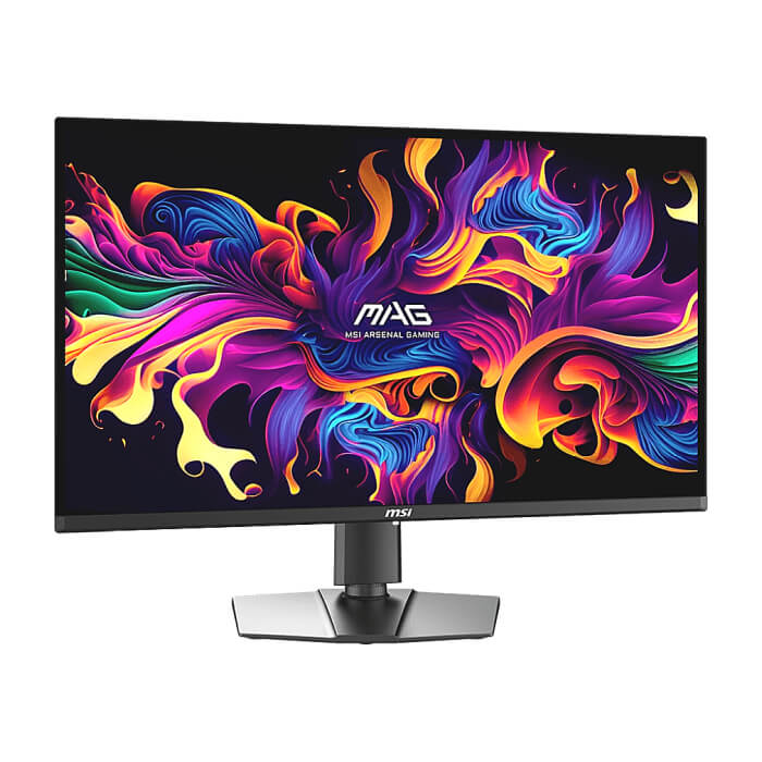 MSI MAG 321UP QD-OLED, 32", 0.03ms,165Hz, 3840x2160 (UHD), 16:9, Flat, Oled Care 2.0, FreeSync Premium Pro, Clear MR 9000, AR, 250 nits, DCR 150M:1, DP(1.4a), 2xHDMI 2.1, 1xTypeC DP alt. w/PD (15W), Pivot, Heigh Adj., Black, 9.1kg ID 89355 (тъмнейл - 3)