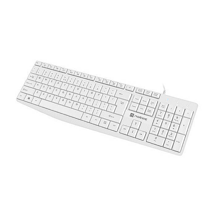 Natec Keyboard Nautilus US Layout White (тъмнейл - 4)