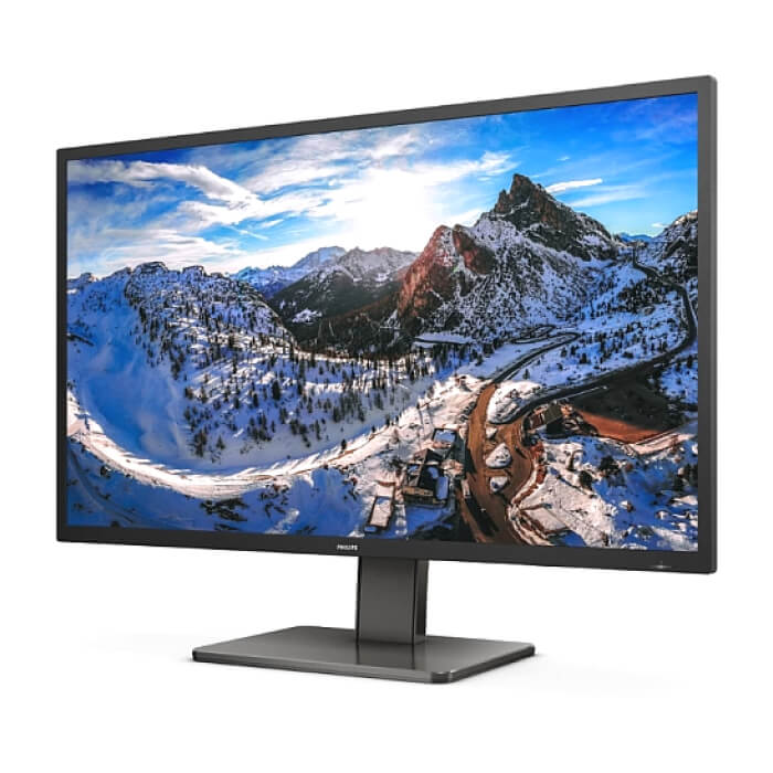 Philips 439P1, 42.5" VA WLED, 3840x2160@60Hz, 4ms GtG, 400cd m/2, 4000:1, 50M:1 DCR, Adaptive Sync, FlickerFree, LowBlue Mode, 5Wx2, Tilt, Height Adjust, Swivel, 2xHDMI, DP, USB hub ID 82179 (тъмнейл - 4)
