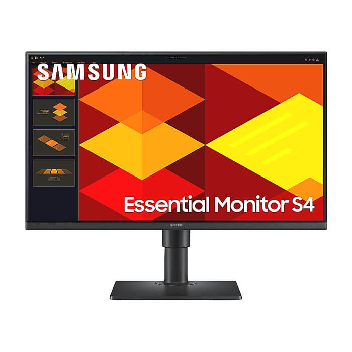Samsung LS24D406GA, 24" IPS LED, 1920x1080, 5ms, 100 Hz,250cd/m2,HDMI, DP, USB Hub, Black ID 94199 на супер цена