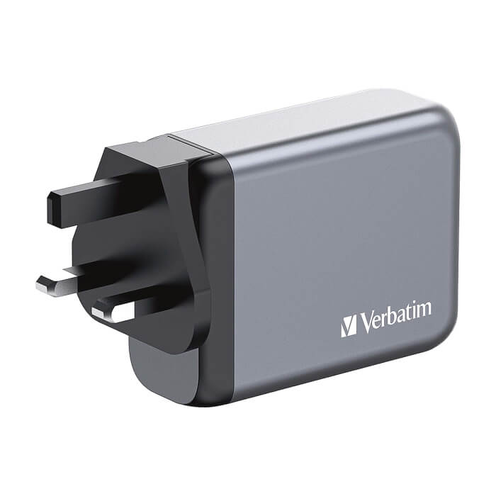 Verbatim GNC-100 GaN Charger 4 Port 100W USB A/C (EU/UK/US) ID 75226 (тъмнейл - 4)